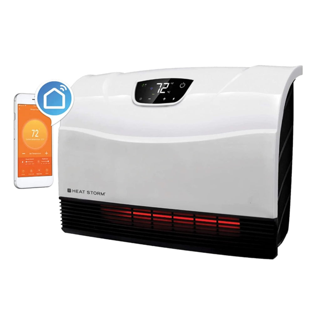 HEAT STORM HS-1500-PHX-WIFI INFRARED HEATER, WALL MOUNTED, 1500 W