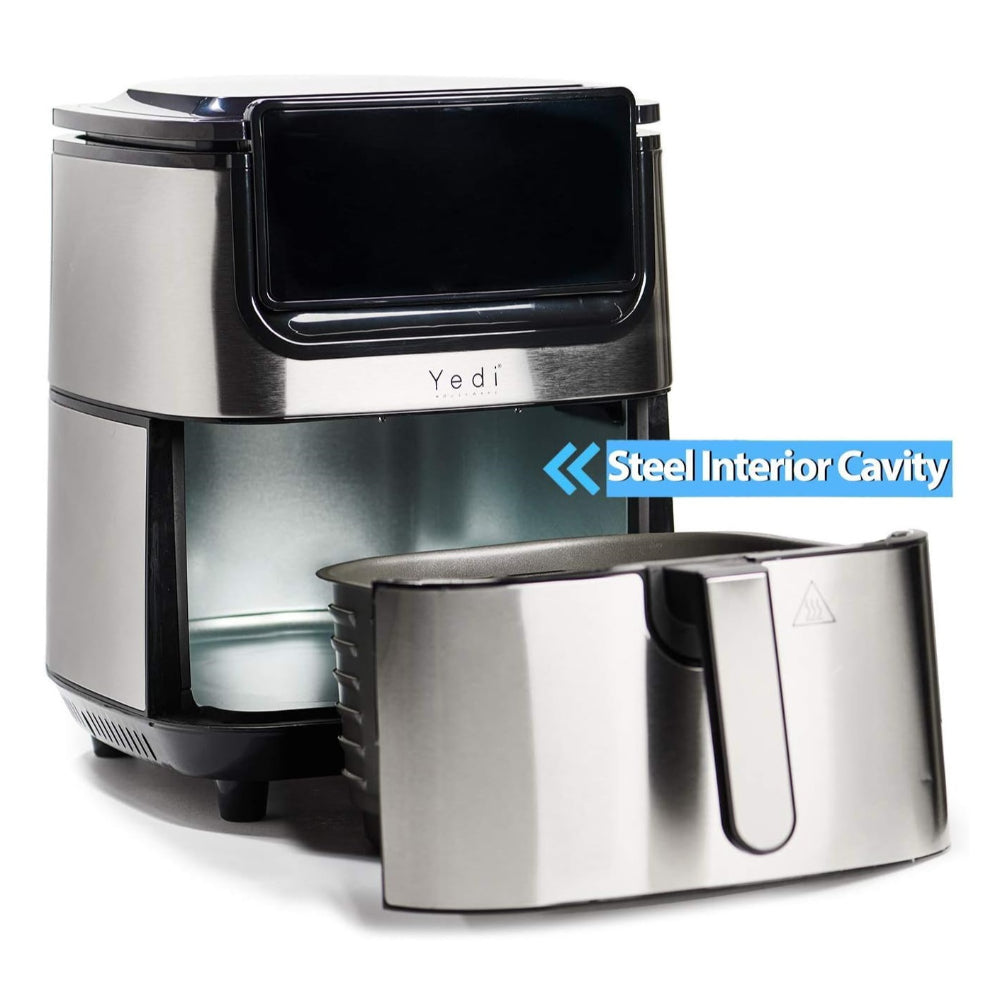 YEDI EVOLUTION AIR FRYER, 6.8 QUART, STAINLESS STEEL