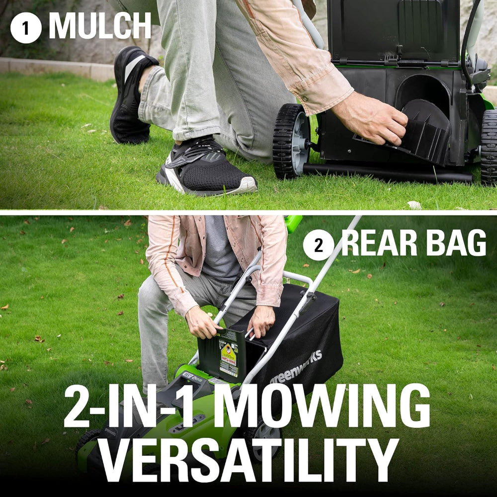 GREENWORKS 40V 16-INCH CORDLESS LAWN MOWER, 4.0 AH BATTERY AND CHARGER INCLUDED 25242