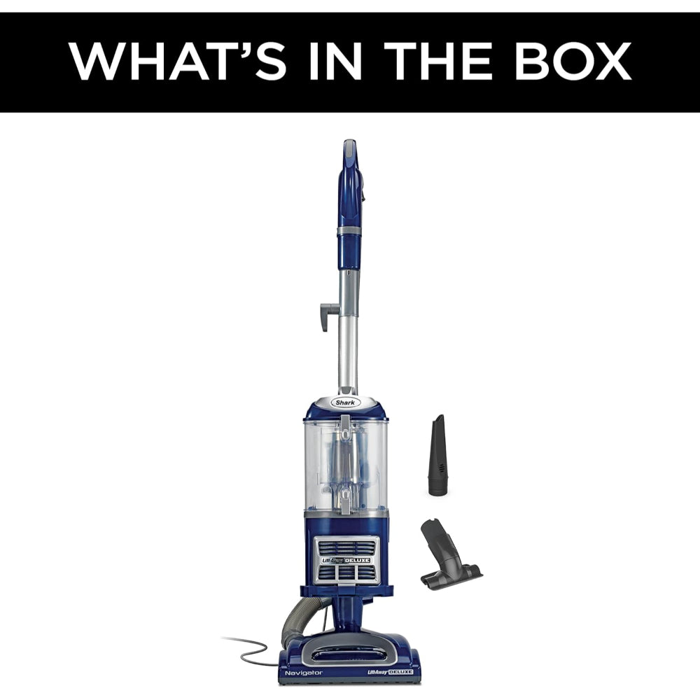 SHARK NV360 NAVIGATOR LIFT-AWAY DELUXE UPRIGHT VACUUM, BLUE