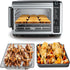 NINJA SP101 DIGITAL AIR FRY COUNTERTOP OVEN, 8-IN-1 FUNCTIONALITY, WITH AIR FRY BASKET, WIRE RACK & CRUMB TRAY, SILVER