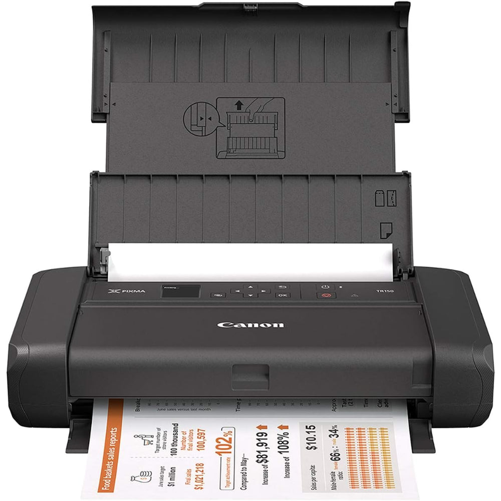 CANON PIXMA TR150 WIRELESS PORTABLE PRINTER WITH BATTERY PACK