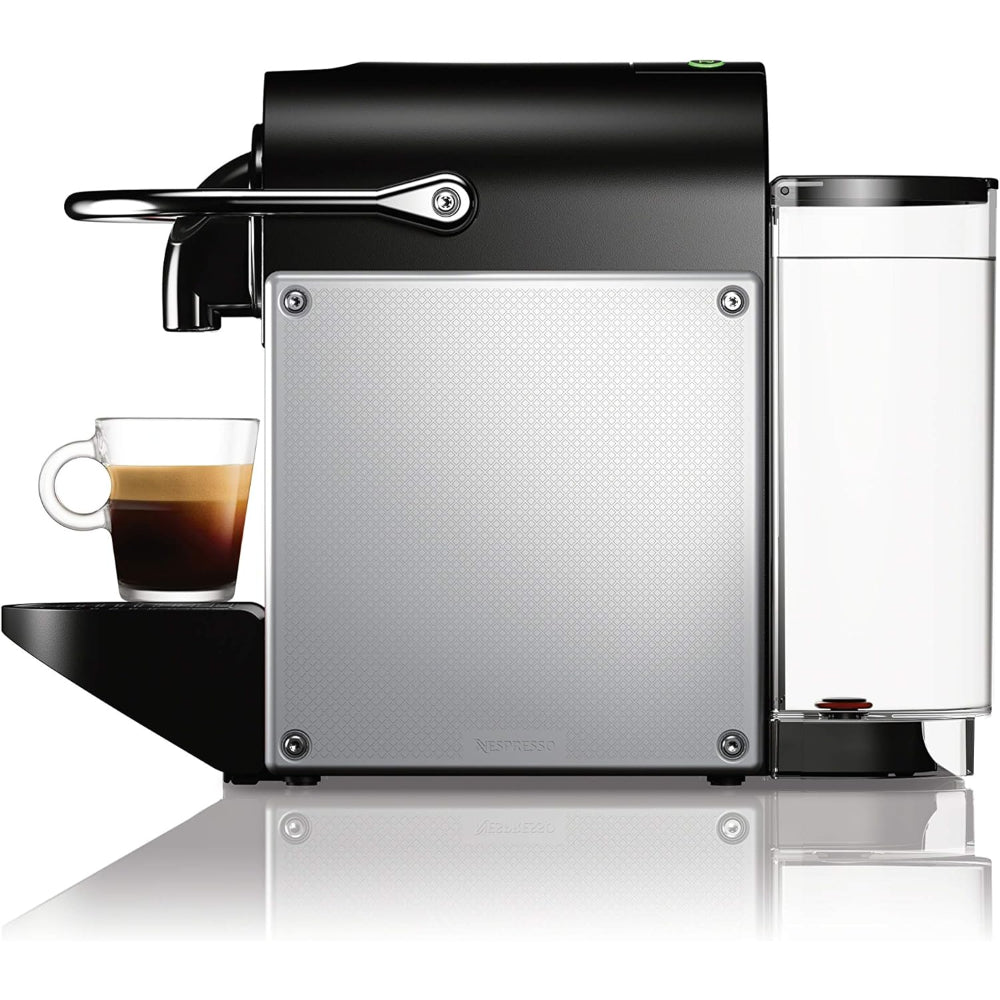 NESPRESSO PIXIE ESPRESSO MACHINE BY DE'LONGHI, 1100ML, ALUMINUM,SILVER