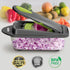 MUELLER PRO-SERIES 8-IN-1 VEGETABLE CHOPPER & SPIRALIZER WITH CONTAINER