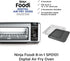 NINJA SP101 DIGITAL AIR FRY COUNTERTOP OVEN, 8-IN-1 FUNCTIONALITY, WITH AIR FRY BASKET, WIRE RACK & CRUMB TRAY, SILVER