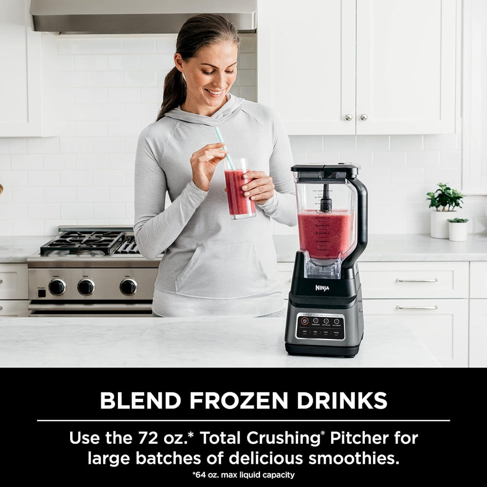 NINJA BN701 PROFESSIONAL PLUS BLENDER, 1400W, 3 FUNCTIONS, 72-OZ PITCHER, DARK GREY