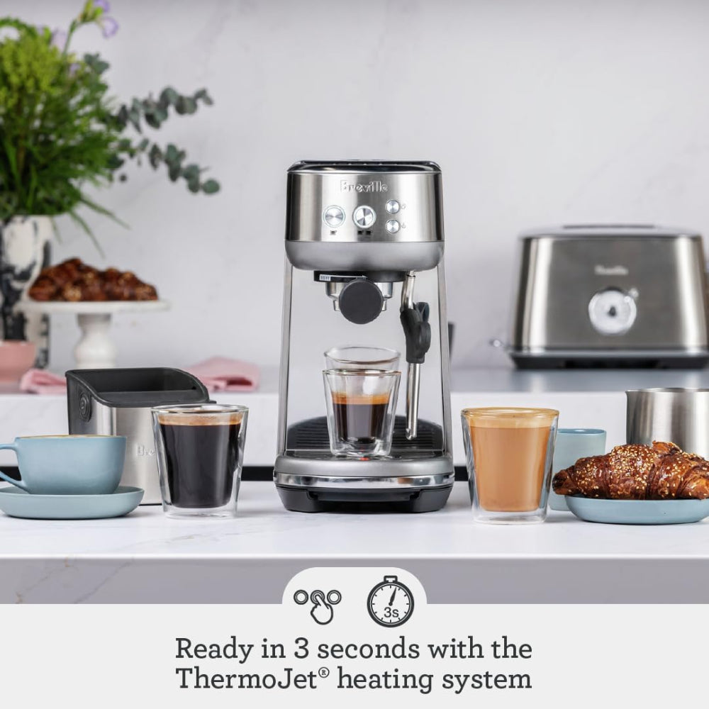BREVILLE BAMBINO ESPRESSO MACHINE, STAINLESS STEEL