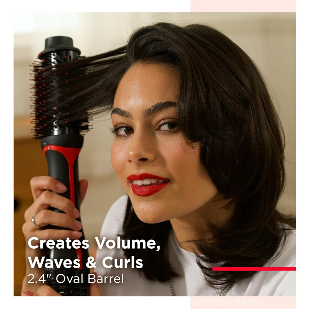 REVLON HAIR DRYER AND HOT AIR BRUSH PLUS 2.0 (BLACK)