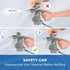 PURSTEAM HANDHELD PRESSURIZED STEAM CLEANER WITH 9 MULTI SURFACE CLEANING TOOLS