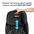 GRACO TRANZITIONS 3-IN-1 HARNESS BOOSTER, PROOF