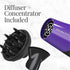 REMINGTON HAIR DRYER: DAMAGE PROTECTION, CERAMIC + IONIC + TOURMALINE TECH, BLACK, 3 PIECE