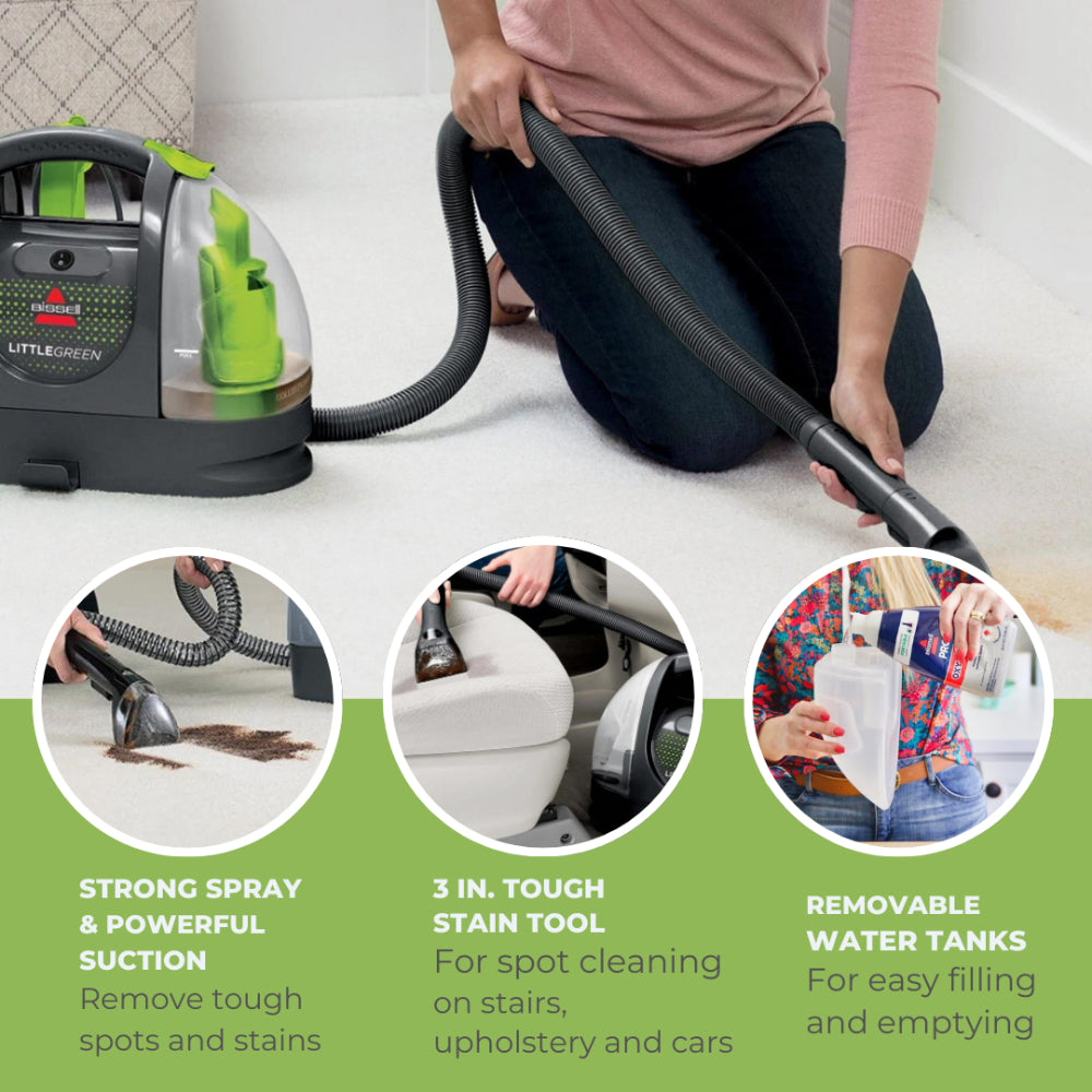 BISSELL LITTLE GREEN FULL-SIZE FLOOR CLEANING APPLIANCES