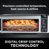 NINJA SP101 DIGITAL AIR FRY COUNTERTOP OVEN, 8-IN-1 FUNCTIONALITY, WITH AIR FRY BASKET, WIRE RACK & CRUMB TRAY, SILVER