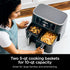 NINJA FOODI 10 QUART DUALZONE 6-IN-1 AIR FRYER: 2 BASKETS, SMART FINISH, GREY