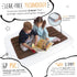 THE SHRUNKS TODDLER TRAVEL BED: PORTABLE INFLATABLE AIR MATTRESS WITH ELECTRIC PUMP