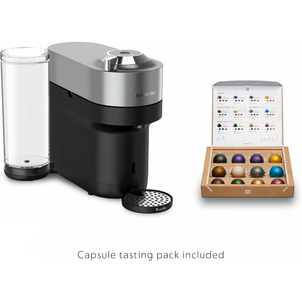 NESPRESSO VERTUO POP+ DELUXE COFFEE AND ESPRESSO MACHINE BY BREVILLE, TITAN