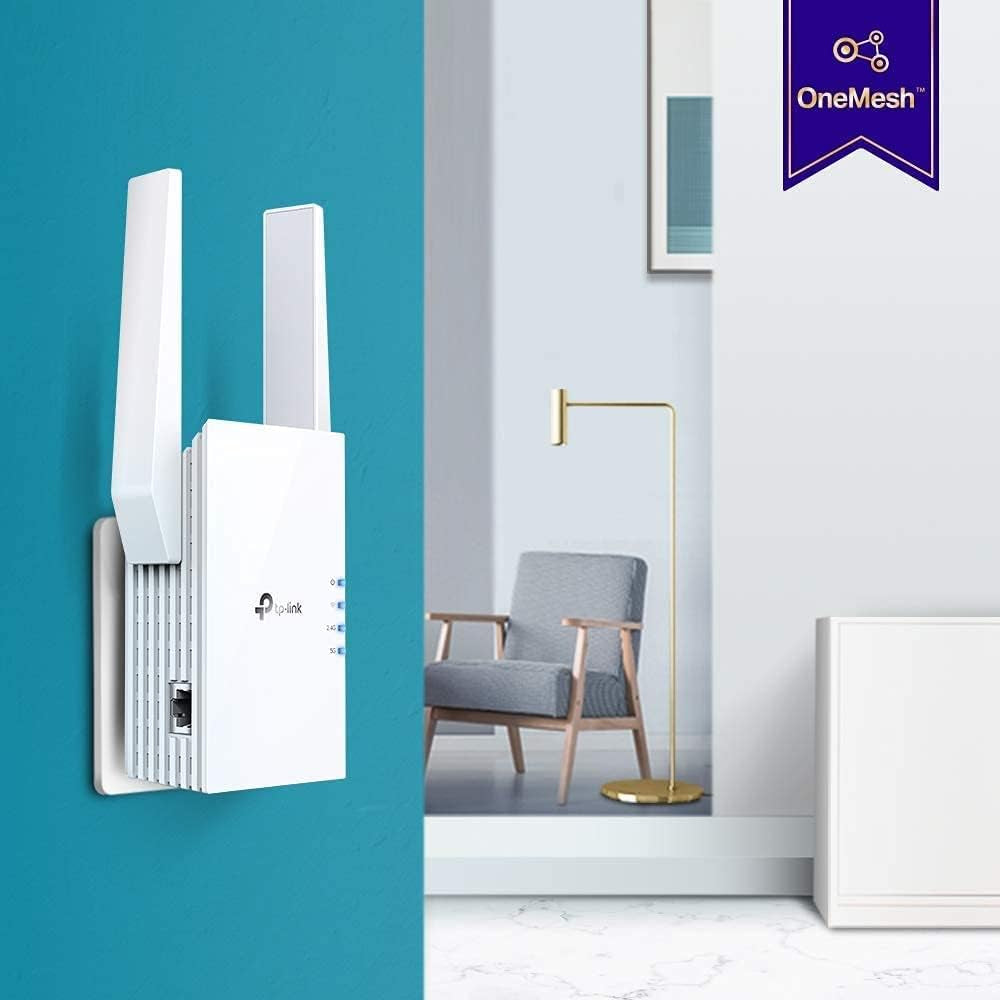 TP-LINK AX3000 DUAL-BAND WI-FI 6 RANGE EXTENDER - RE705X