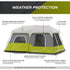 CORE 9-PERSON INSTANT CABIN TENT: 2-MIN SETUP, 14'X9', STORAGE POCKETS INCLUDED