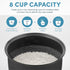 AROMA ARC-914SBD 8-CUP (COOKED) DIGITAL RICE COOKER AND FOOD STEAMER
