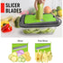 MUELLER PRO-SERIES 8-IN-1 VEGETABLE CHOPPER & SPIRALIZER WITH CONTAINER