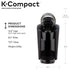 KEURIG K-COMPACT SINGLE-SERVE K-CUP POD COFFEE MAKER, BLACK