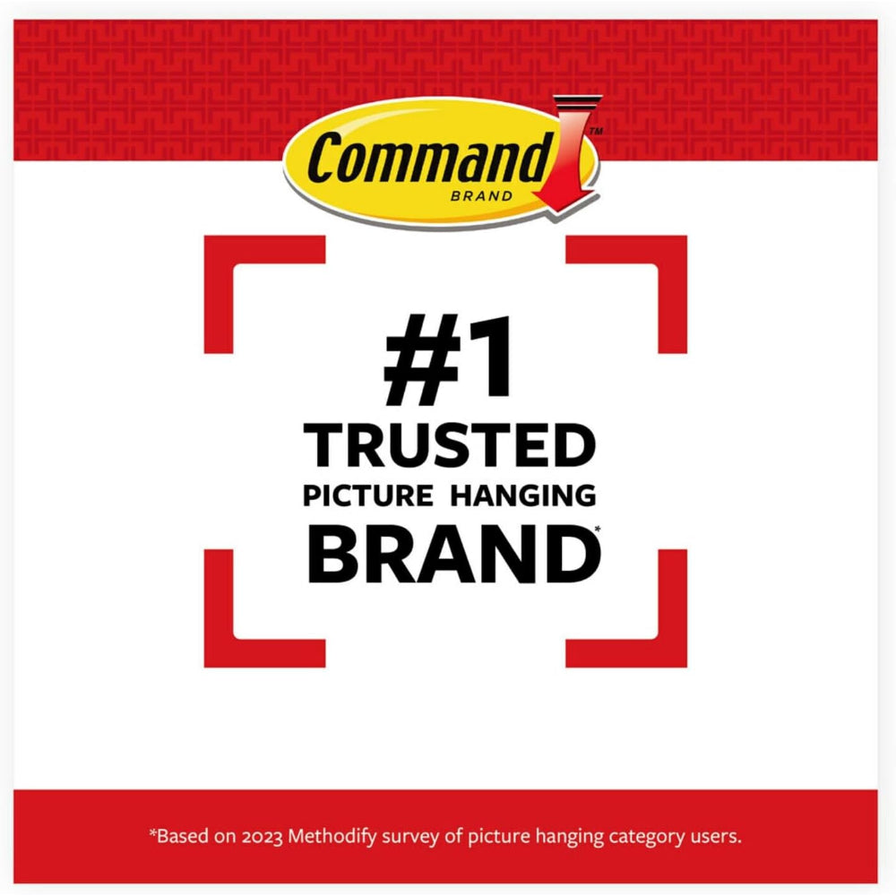 COMMAND LARGE PICTURE HANGING STRIPS, 120 WHITE ADHESIVE PAIRS