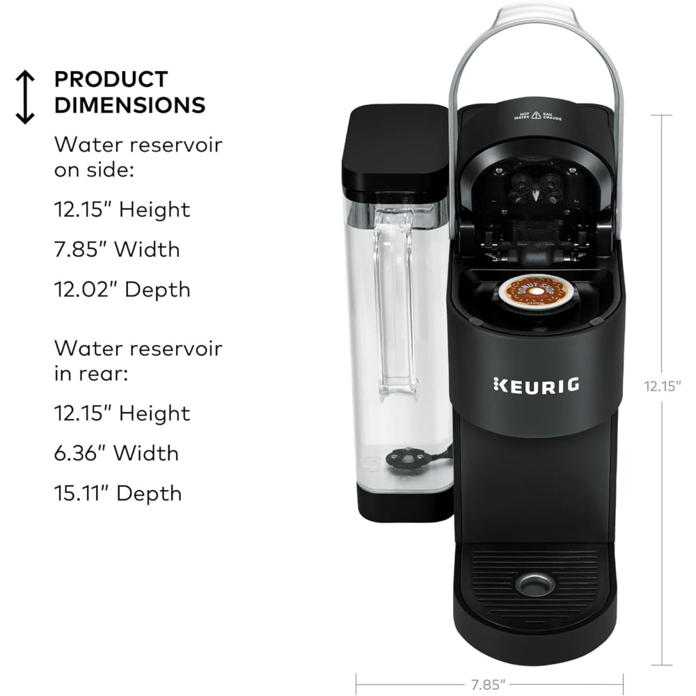 KEURIG K-SUPREME SINGLE SERVE K-CUP POD COFFEE MAKER, MULTISTREAM TECHNOLOGY, BLACK / GRAY