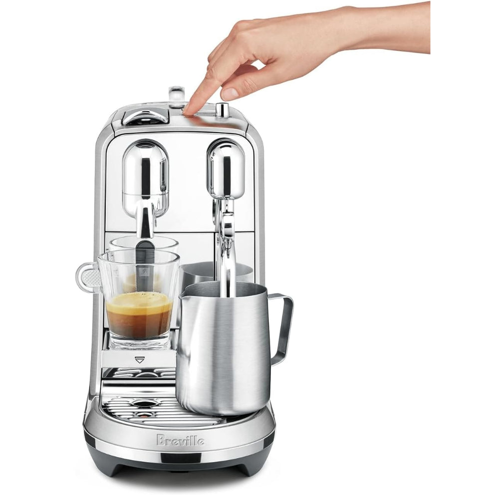 NESPRESSO CREATISTA PLUS ESPRESSO MACHINE BY BREVILLE, BRUSHED STAINLESS STEEL