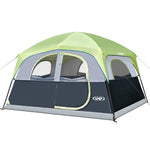 UNP 6 PERSON WATERPROOF WINDPROOF DOUBLE LAYER FAMILY CAMPING TENT