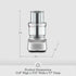 BREVILLE PARADICE 9-CUP FOOD PROCESSOR, BFP638, STAINLESS STEEL