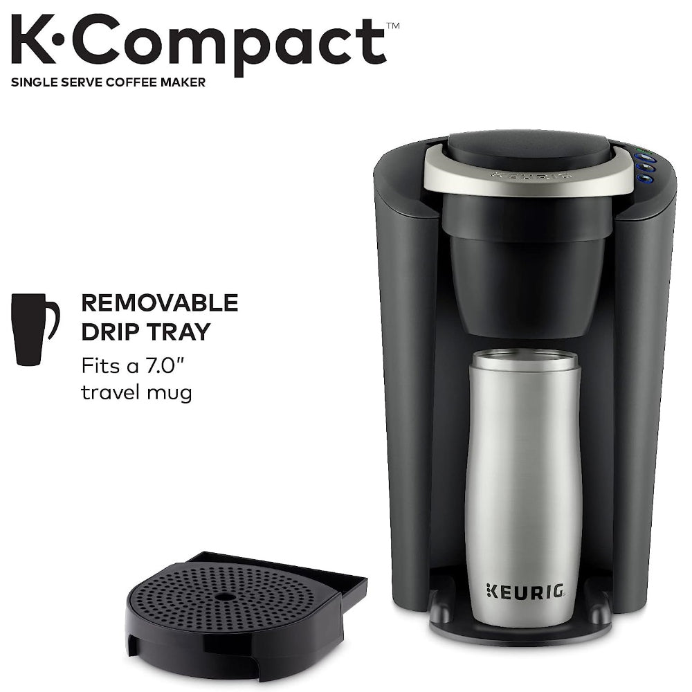 KEURIG K-COMPACT SINGLE-SERVE K-CUP POD COFFEE MAKER, BLACK