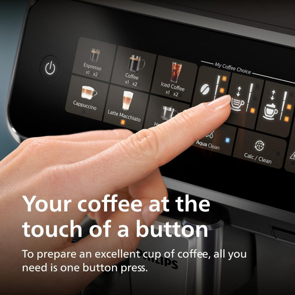 PHILIPS SERIES 3300 FULLY AUTOMATIC ESPRESSO MACHINE, GLOSSY BLACK (EP3341/50)