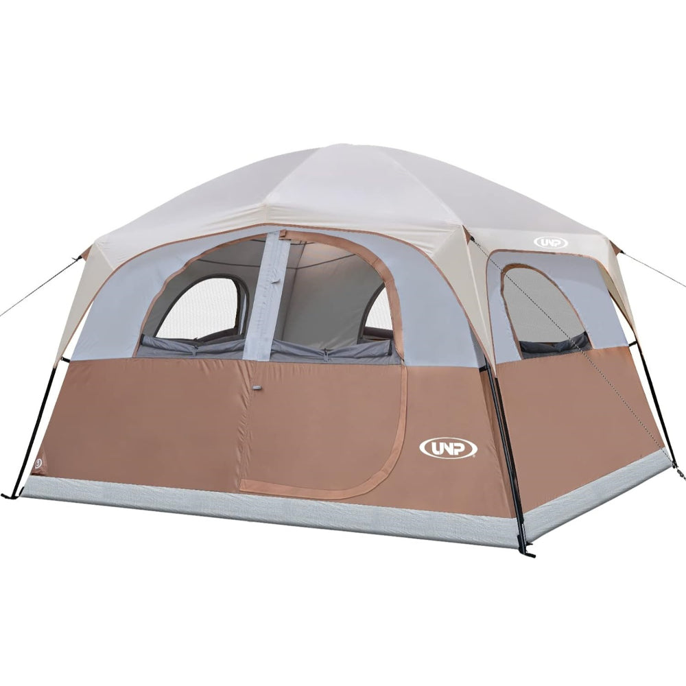 UNP 6 PERSON WATERPROOF WINDPROOF DOUBLE LAYER FAMILY CAMPING TENT