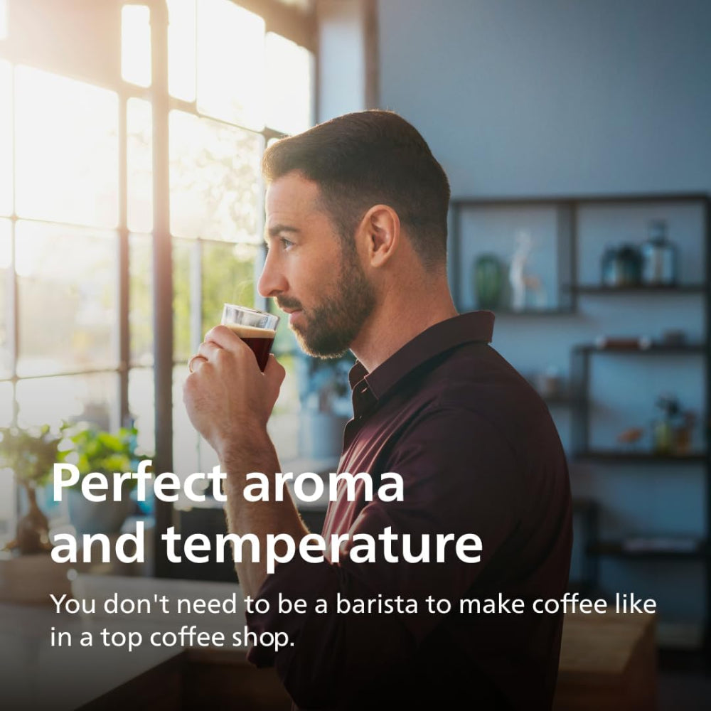 PHILIPS SERIES 3300 FULLY AUTOMATIC ESPRESSO MACHINE, GLOSSY BLACK (EP3341/50)