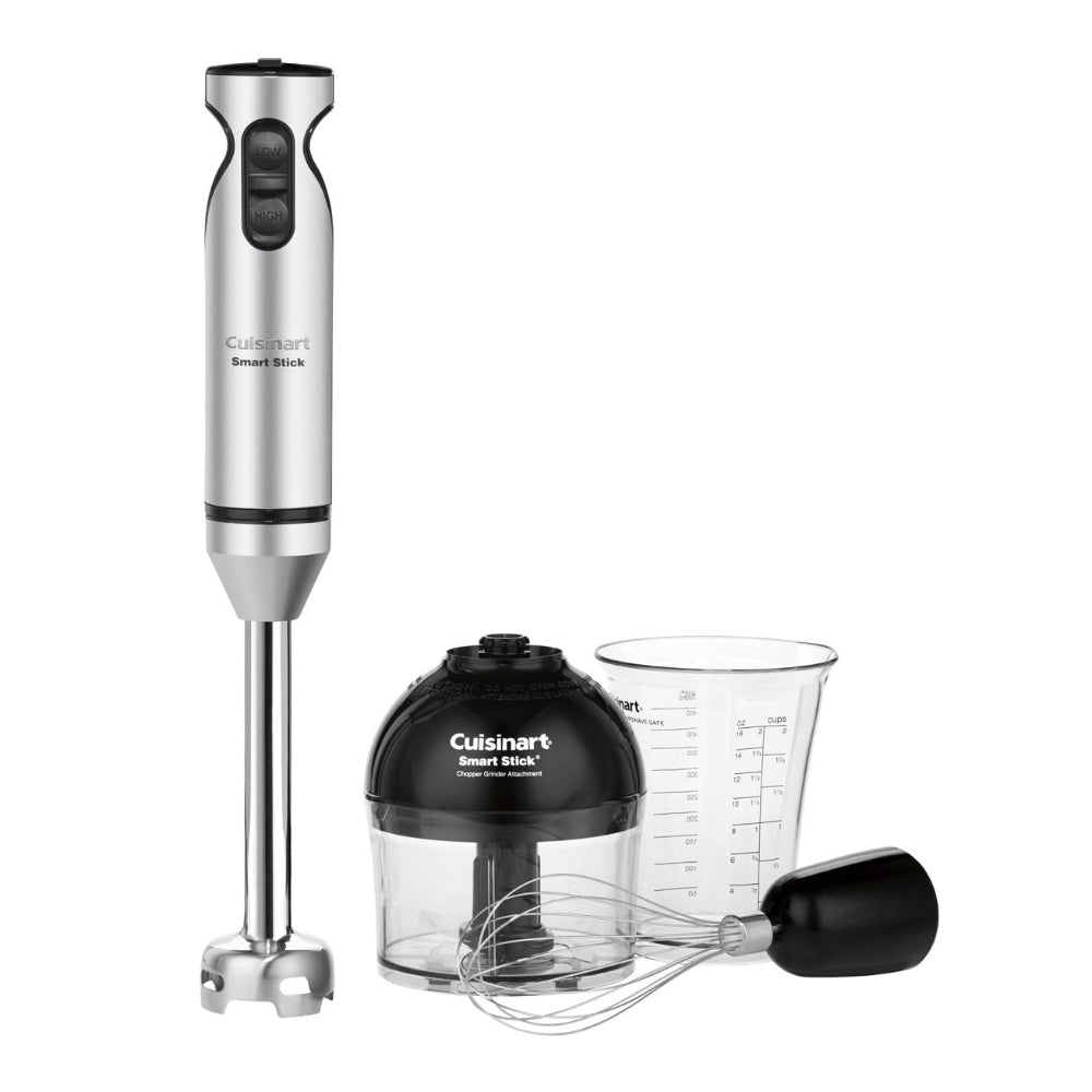 CUISINART SMART STICK 2-SPEED HAND BLENDER WITH CHOPPER ATTACHMENT