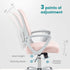 SMUG ERGONOMIC MID-BACK MESH OFFICE CHAIR WITH LUMBAR SUPPORT