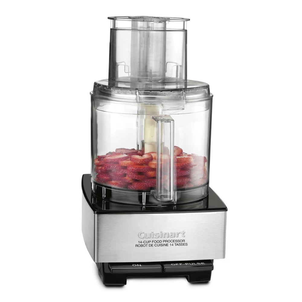 CUISINART FOOD PROCESSOR, 14-CUP VEGETABLE CHOPPER, SILVER (DFP-14BCNYC)