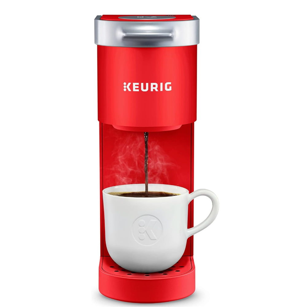 KEURIG K-MINI SINGLE SERVE K-CUP POD COFFEE MAKER, POPPY RED