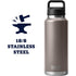 YETI RAMBLER 46 OZ BOTTLE RETIRED COLOR, VACUUM INSULATED