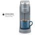 KEURIG K-ICED SINGLE SERVE COFFEE MAKER - BREWS HOT AND COLD - GRAY