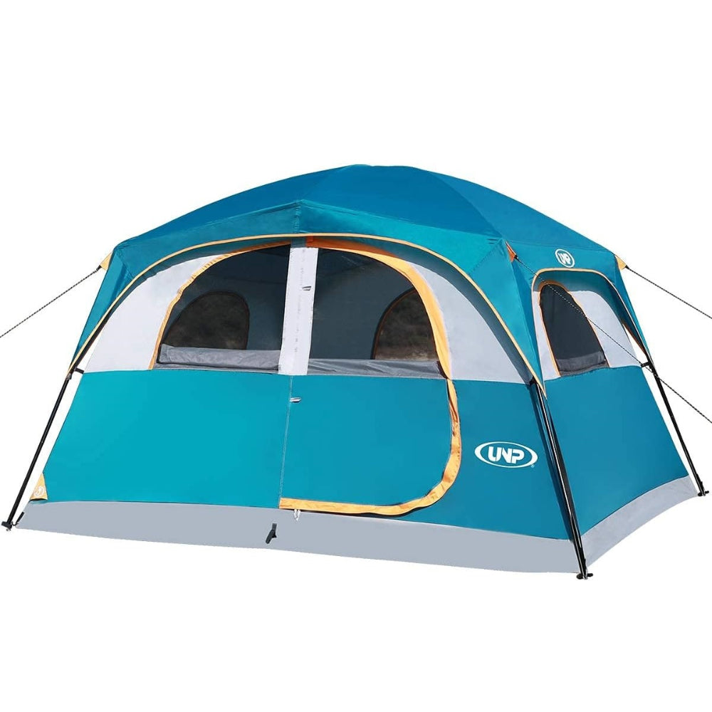 UNP 6 PERSON WATERPROOF WINDPROOF DOUBLE LAYER FAMILY CAMPING TENT