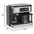 DE'LONGHI ALL-IN-ONE COMBINATION COFFEE MAKER & ESPRESSO MACHINE + MILK FROZER, COM532M, BLACK