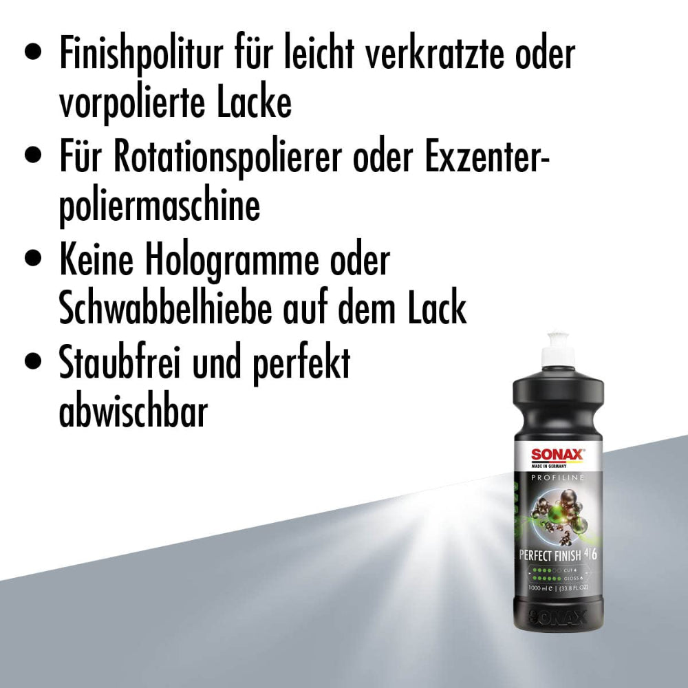 SONAX PROFILINE PERFECT FINISH (224300) - HIGH GLOSS POLISH, 1L