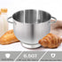 AUCMA STAND MIXER, 6.5-QT 660W, 6-SPEED TILT-HEAD FOOD MIXER, DOUGH HOOK, WIRE WHIP & BEATER