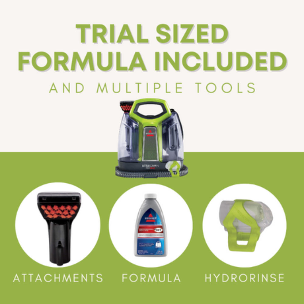 BISSELL LITTLE GREEN PROHEAT 2513E W/ HYDRORINSE TOOL