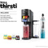 NINJA THIRSTI DRINK SYSTEM, SODA MAKER – WC1001, BLACK