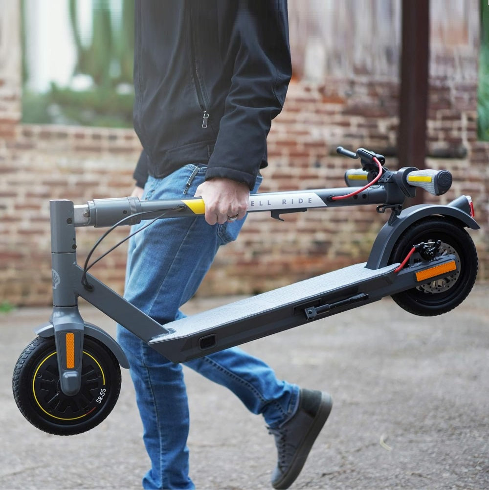 SHELL RIDE FOLDABLE ELECTRIC SCOOTER FOR ADULTS, 15-20 MPH