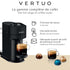 NESPRESSO VERTUO NEXT COFFEE AND ESPRESSO MACHINE WITH AEROCCINO FROTHER BY BREVILLE, MATTE BLACK