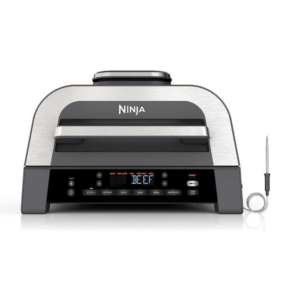 NINJA DG551 FOODI SMART XL 6-IN-1 INDOOR GRILL WITH FOODI SMART THERMOMETER