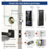 PHILIPS FINGERPRINT DOOR LOCK, KEYLESS ENTRY - SATIN NICKEL